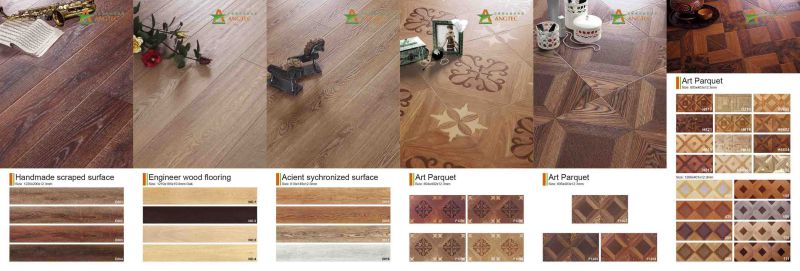 Good Quality HDF Parquet Laminate Wood Flooring