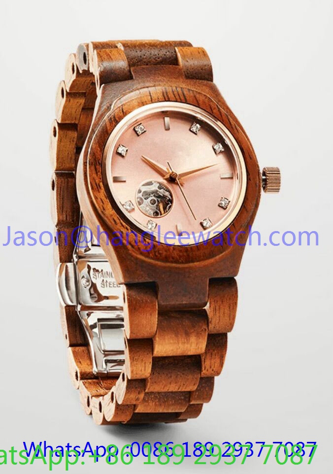 High-Grade Wooden Automatic Watch, Many Color (Ja- 15191)