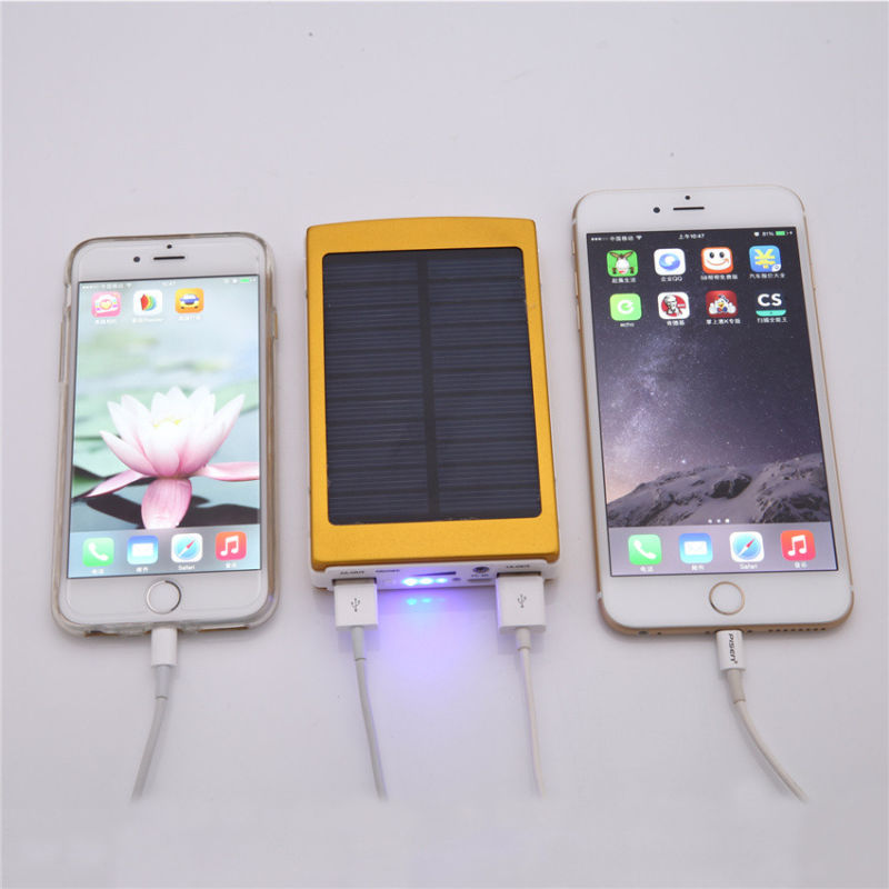 12000mAh Power Bank Solar Mobile Charger