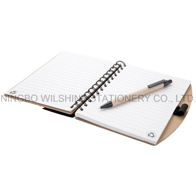 Custom High Quality Hardcover Sticky Note Pad with Pen (NP102)