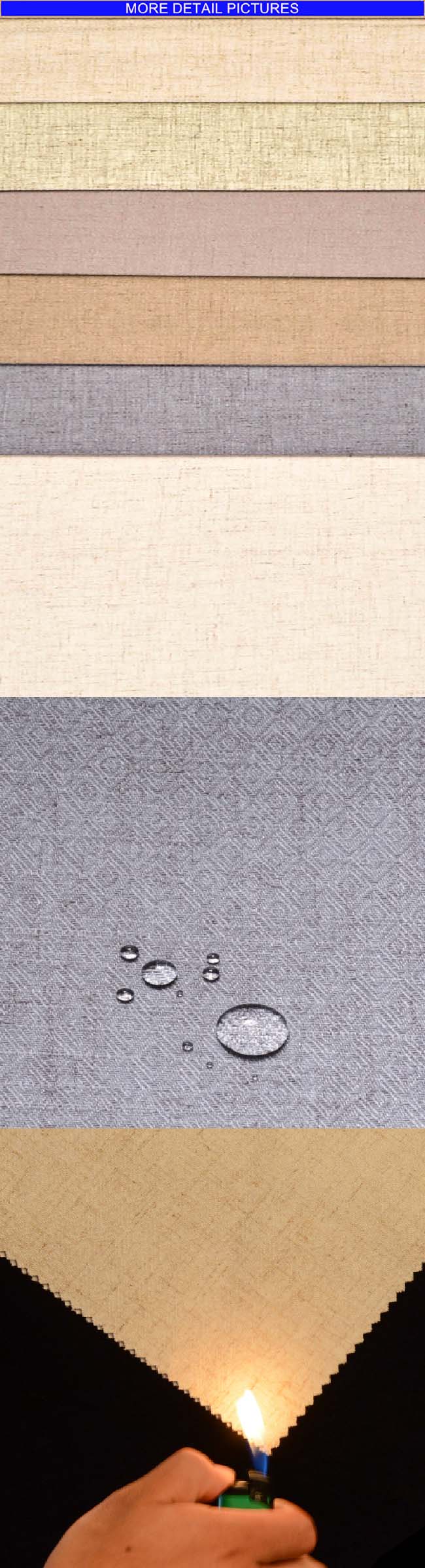 Woven Blackout Upholstery Polyester Fabric for Curtains