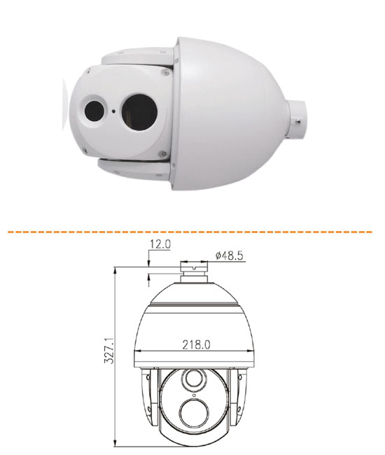 Aluminum Die Casting CCTV Dome Camera Housing