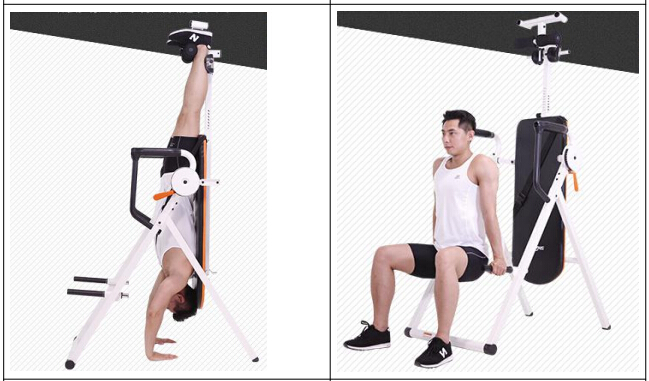 6 in 1 Inversion Table Multifunctional Inversion Table