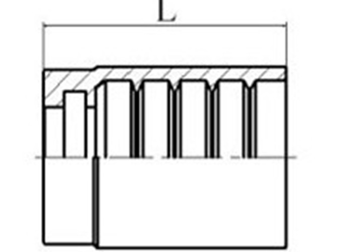 Swaged Hydraulic Hose Fitting Ferrule for SAE 100 R2at/En 853 2sn Hose Ferrule 03310