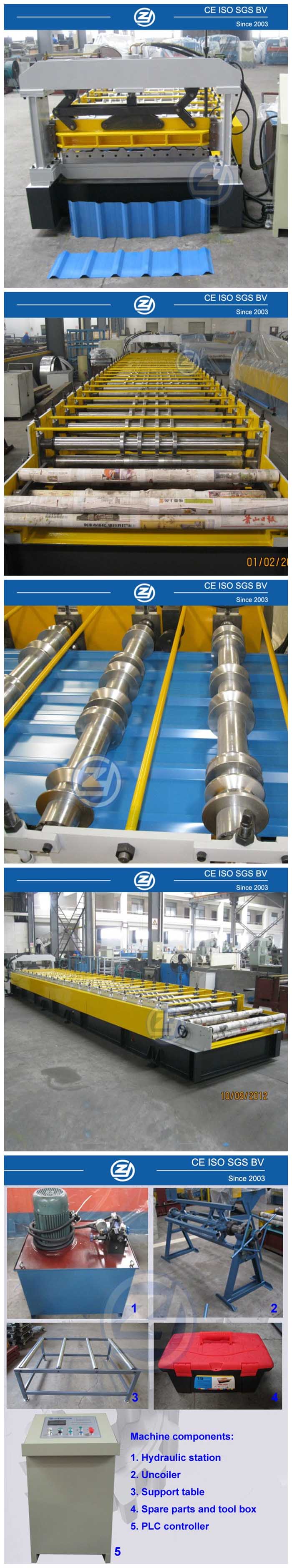 China Steel Roofing Roll Forming Machine with CE