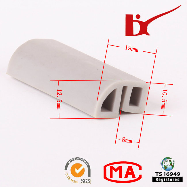 Custom Heat Resistant U Type Silicone Rubber Profile/Oven Gasket