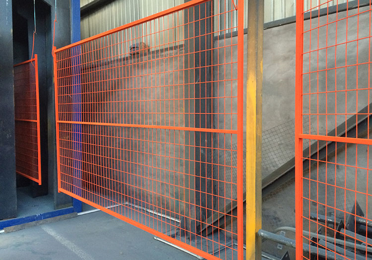 Plastic Coated Canada Standard Temporary Fence