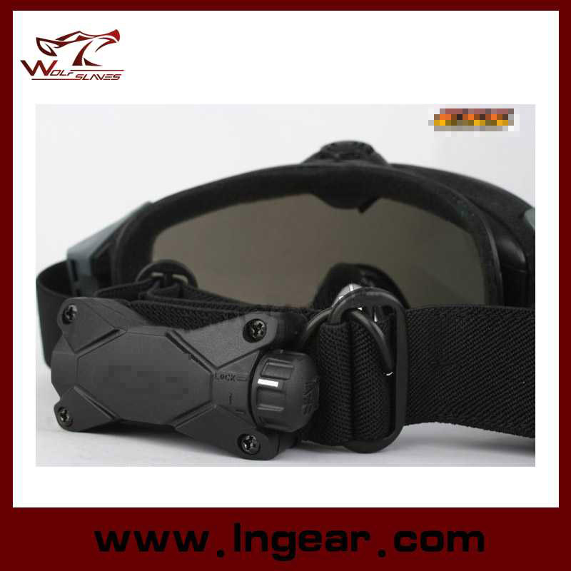 Airsoft Goggle Tactical Turbofan Goggles with 2 Speed Protective Goggles