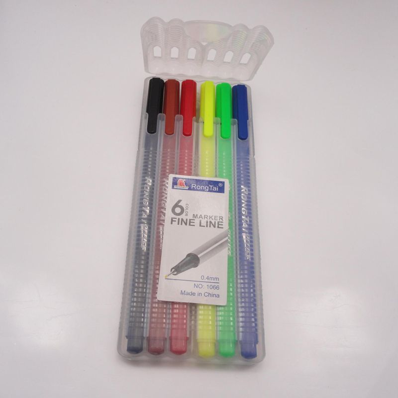 Fineliner Marker, Water Color Pen in PP Case Packing