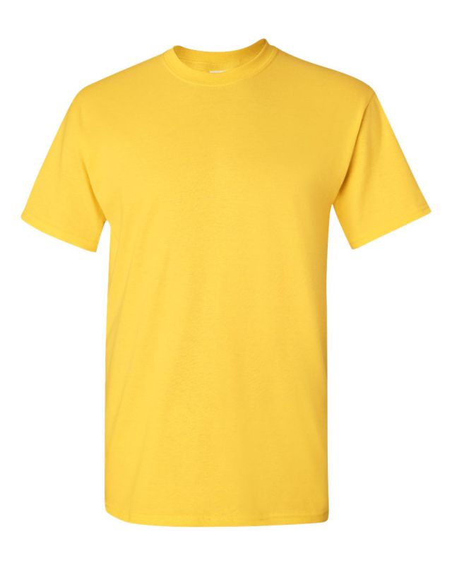 100 Cotton Yellow T Shirt