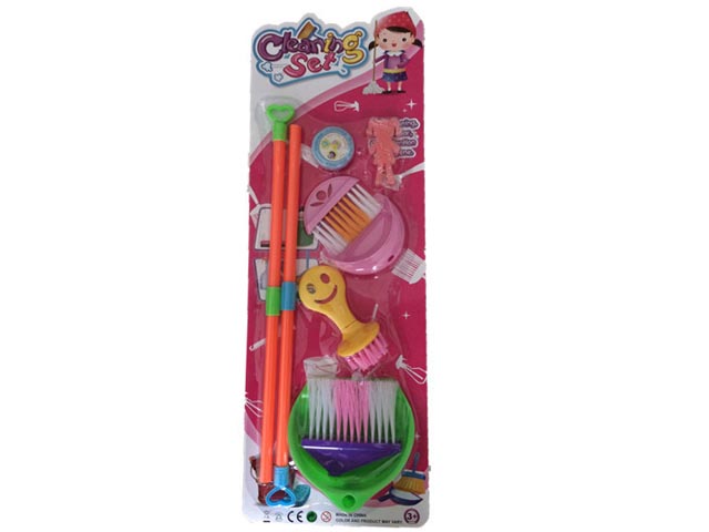 Plastic Toy of Cleaning Play Set