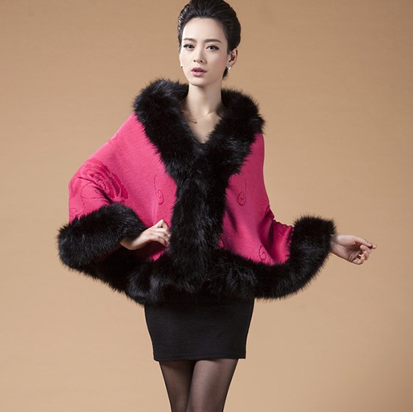 New Fashion Fox Women's Cloak Coat