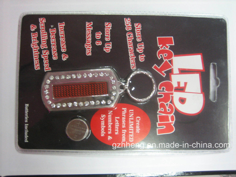 Custom small plastic printed box for keychain (PET box)