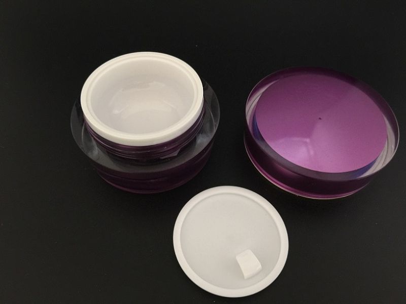 Luxury Acrylic Bottles/Round Cream Jars for Cosmetic Packaging