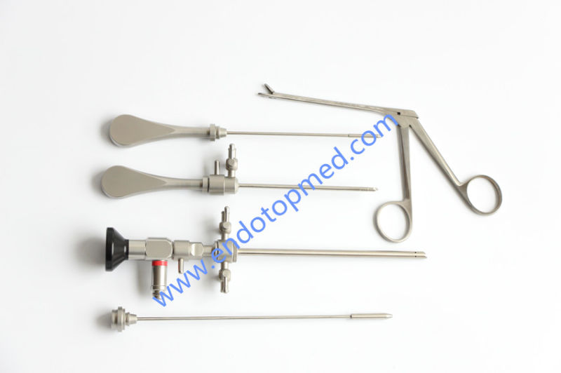 30deg, 2.7X175mm Arthroscope with Arthroscopy Sheath and Obturators, Blakesley Forcep