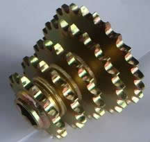 Transmission Multiple Rows Pagoda Forging Sprocket Gear