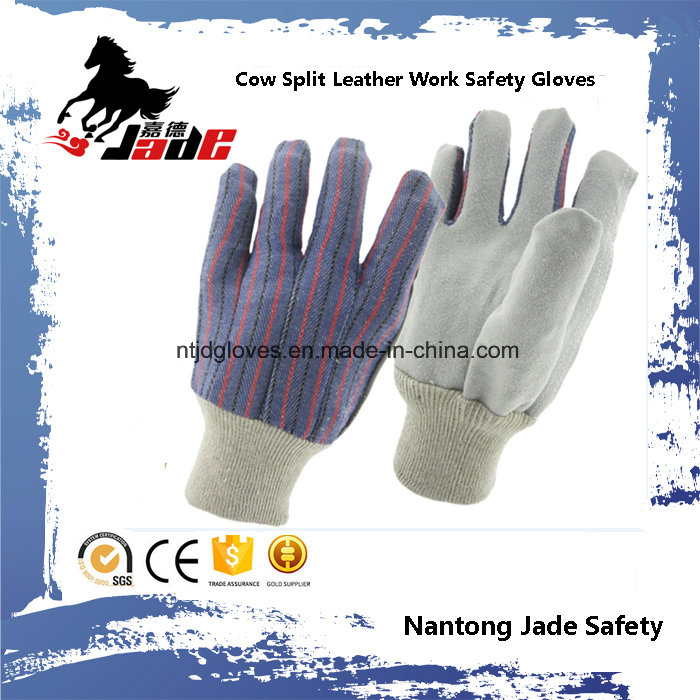 Cheapest Cowhide Split Leather Industrial Hand Safety Work Glove