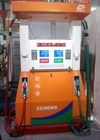 Zcheng Gas Station Creative Series Fuel Dispenser 4 Nozzle