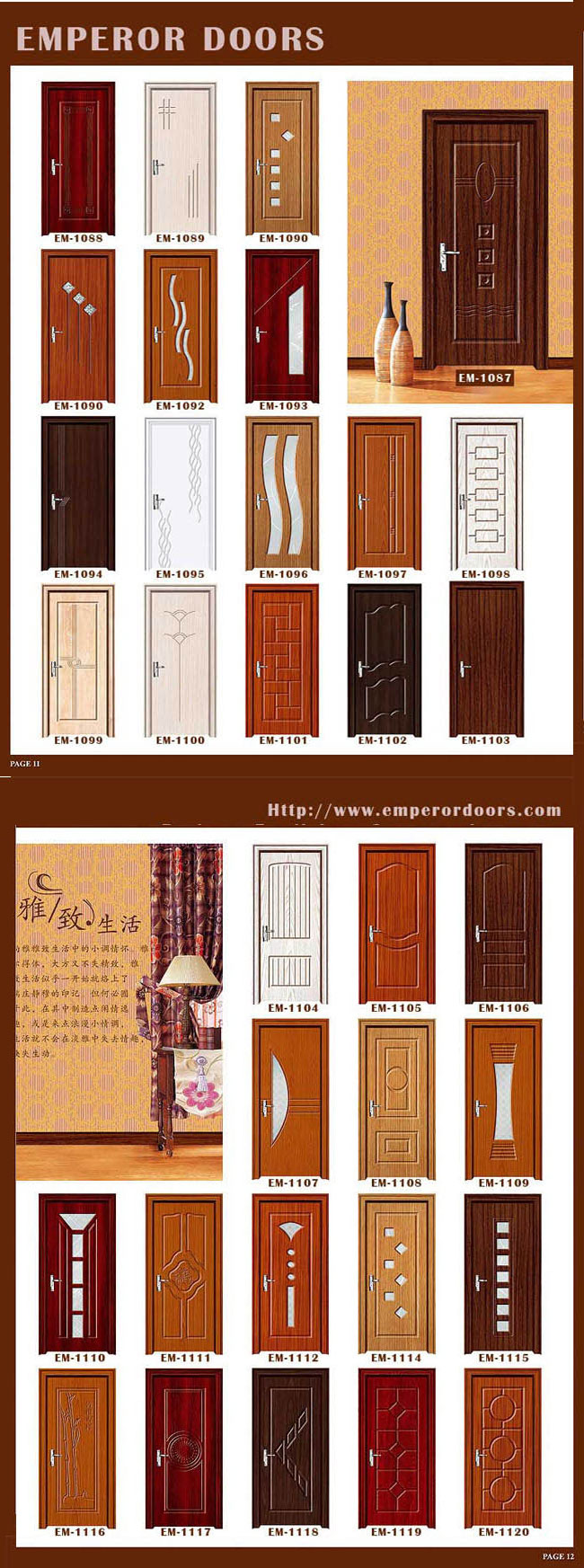 Entry Door, Interior Glass Door, MDF PVC Door, Hotel Door