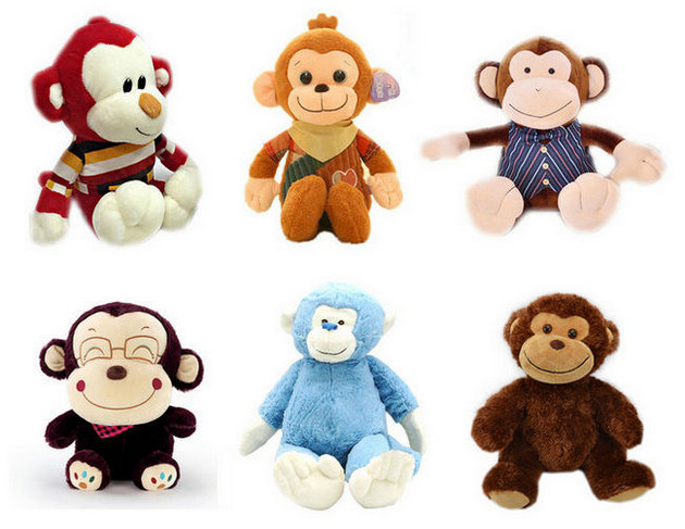 Hot Sale Long Legs Brown Monkey Stuffed Toy Animal Plush Toy