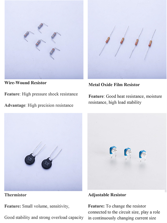 High Volatge Resistor and Throught Hole 1/2W Metal Film Resistor