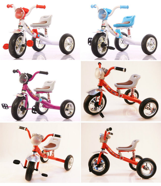 Hot Sale Musical Cheap 3 EVA Wheel Children Tricycle with Light