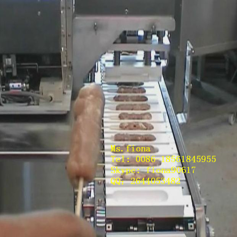 Automatic Multifunctional BBQ Meat Kebab Skewers Making Machine