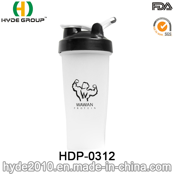 2017 Portable BPA Free PP Powder Shaker Bottle, Plastic Protein Shake Bottle (HDP-0312)