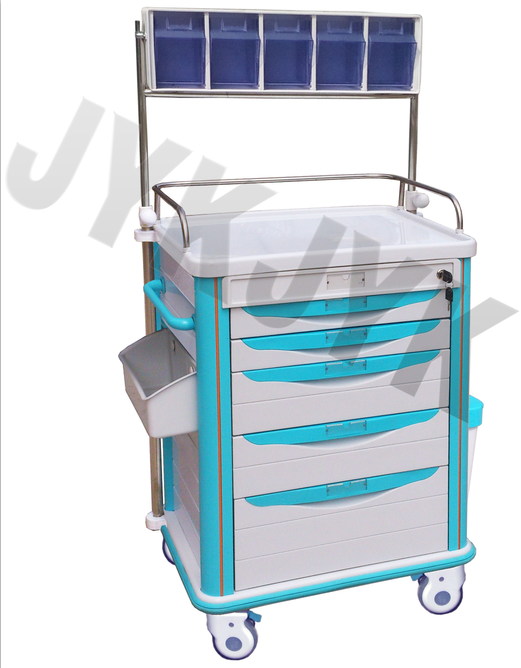 Medical ABS Medicine Trolley Jyk-C11c