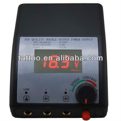 Professional Digital LED Dual Tattoo Power Supply