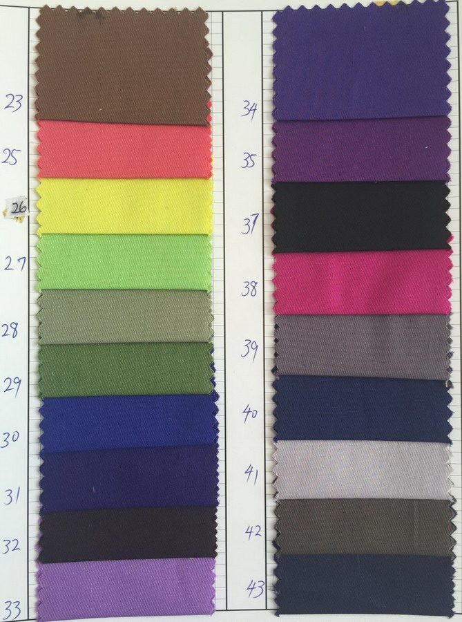 Cotton Stretch Twill Spandex Fabric