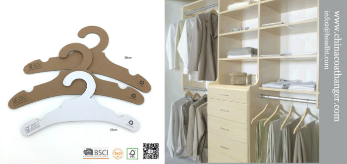 Eco Recyclable Baby Size Paper Cardboard Cloth Hangers