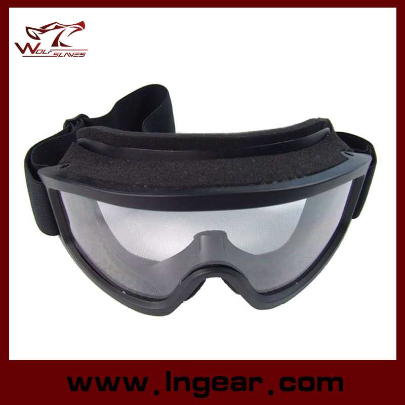 Airsoft X500 Swat Tactical Goggle Glasses for Helmet Goggles Black