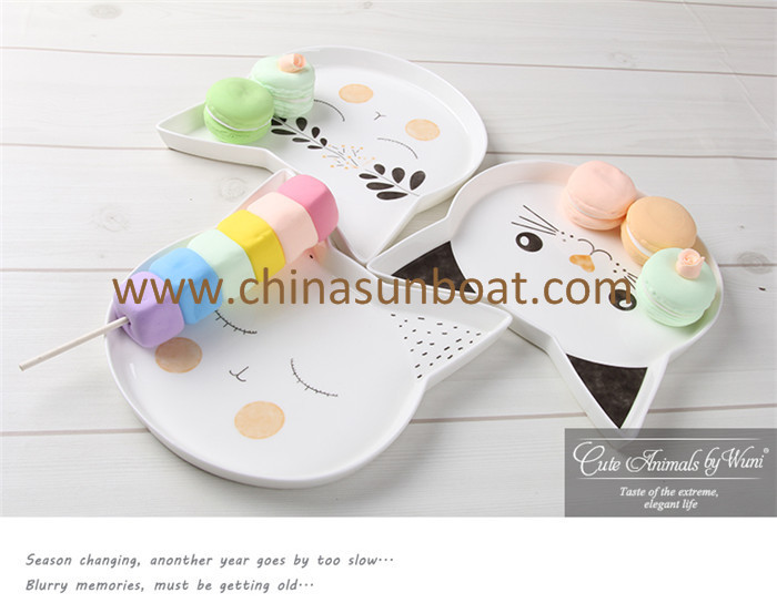 Sunboat Kitchenware/ Kitchen Appliance Tableware/Dinnerware Enamel Shaped Painting Dish