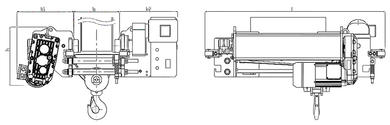 Wirerope Hoist- Low Headroom, Advanced Technology