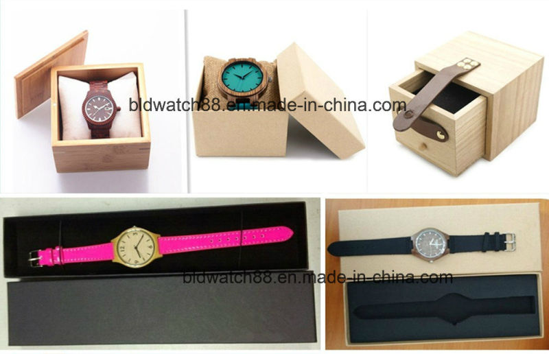 Handmade Quartz Cherry Wood Watches Mini Band Watch for Ladies