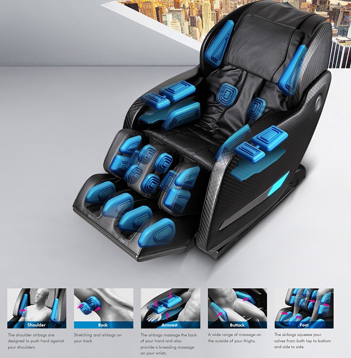 Wholesale Original High Grade 3D Zero Gravity Massage Chair Parts