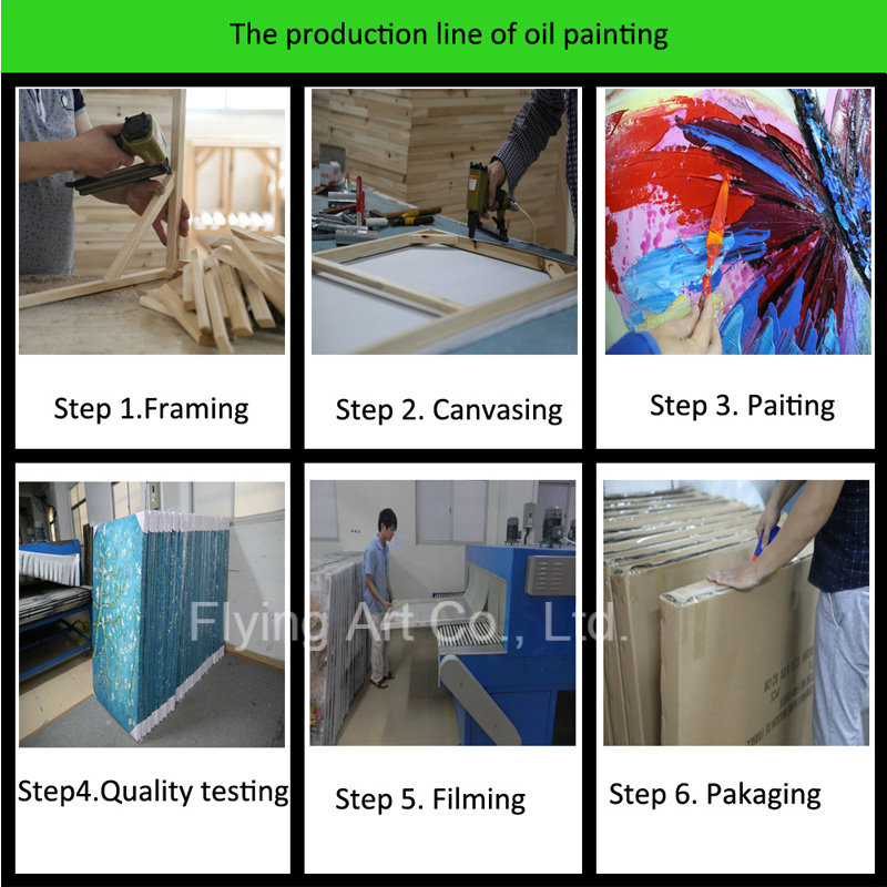 Oil Painting Manufacturer with Sand Material