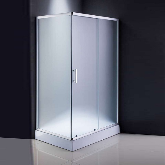 Fabric Glass Popular Style Bathroom Shower (ADL-8002)