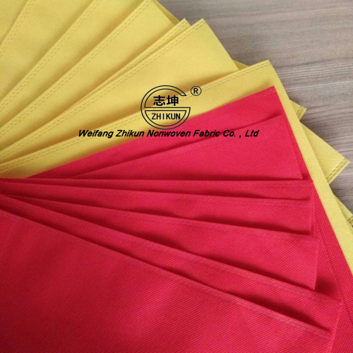 Rad, Yellow, Blue Color Nonwoven Fabric for Products