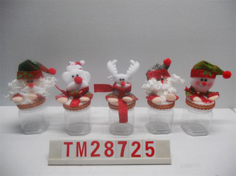 Xmas Christmas Santa Claus Toy with Candy Container