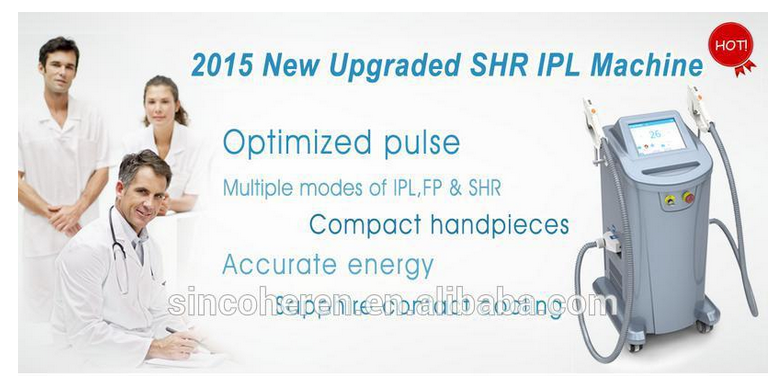 2016 New Upgraded Shr IPL Fast Hair Removal Machine