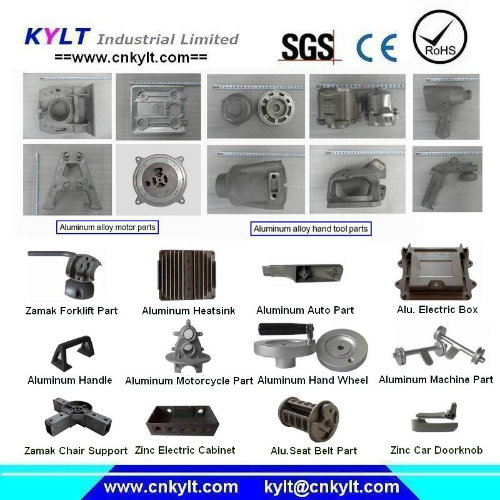 Aluminum Die Casting Handle with Powder Coating