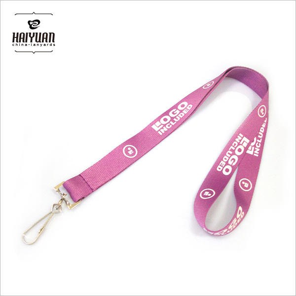 Hot Sale Polyester Neck J Hook Lanyard with Custom Logo