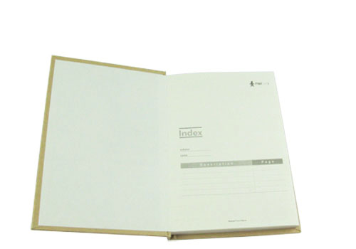 Kraft Cover Hardcover Notebook (A5-80)