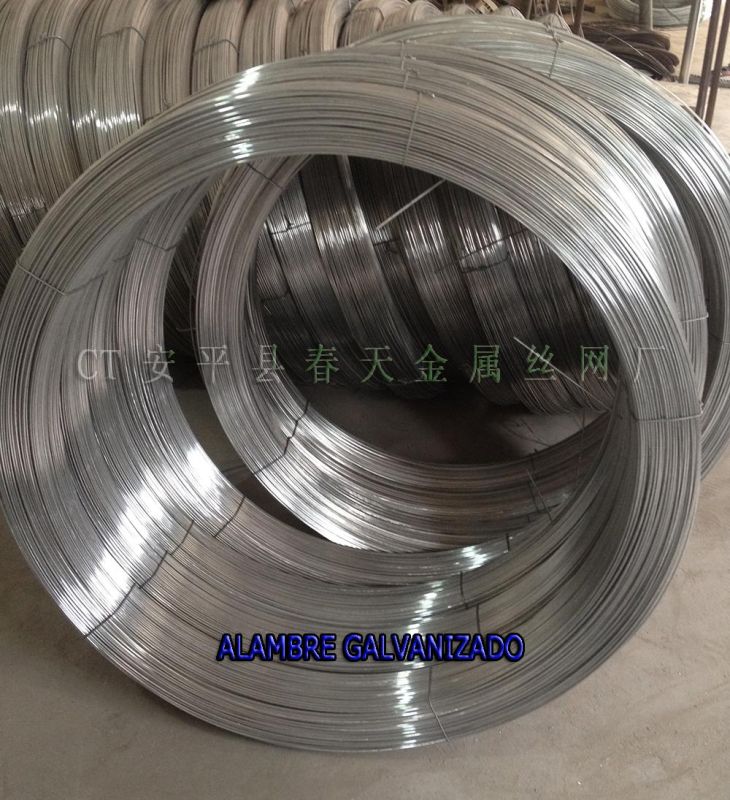 Oval Galvanized Wire, Alambre Ovalado, Alambre Galvanizado (CTM-5)