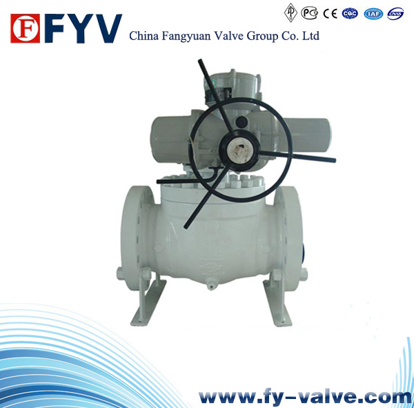 API6d Top-Entry Ball Valve with Electric Actuator