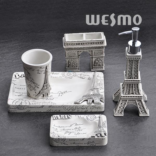 Paris Style Polyresin Bathroom Set