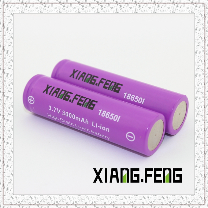 3.7V Xiangfeng 18650 3000mAh Icr Rechargeable Lithium Battery Battery Companies