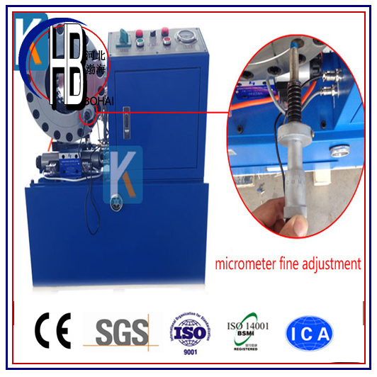 Best Quality Ce 1/4''~2''finn Power Hydraulic Hose Crimping Machine